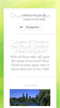 Mobile Screenshot of churchinlondon.org.uk