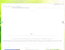 Tablet Screenshot of churchinlondon.org.uk